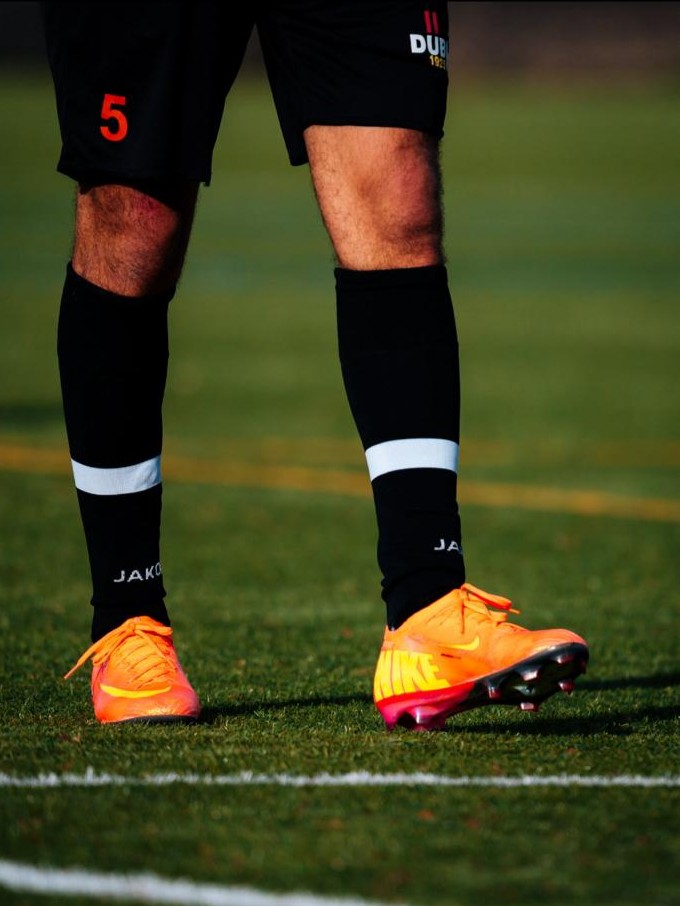 Young players training at an AR Academy camp